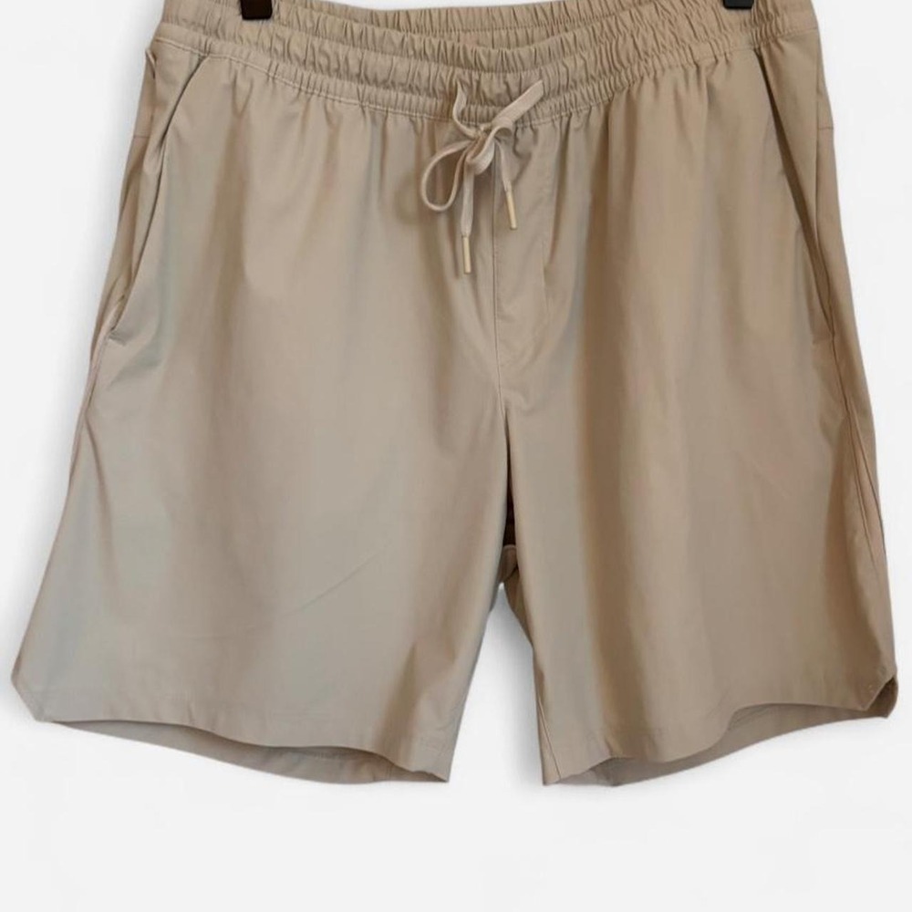 FLX Cream Minimalist Functional Athletic Shorts